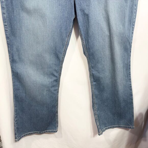 Eileens Plus Size 26W Jeans Boot Cut Blue Denim 612 Embellished Pockets 1111 - Picture 4 of 10